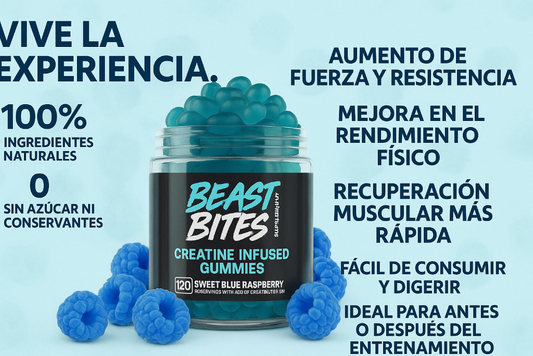 🔥 ¡ACTIVA TU BESTIA INTERIOR! Llévate 2x1 en Beast Bites Creatine 🔥