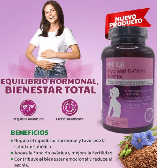 EL MEJOR REGULADOR DE HORMONAS MYO INOSITOL